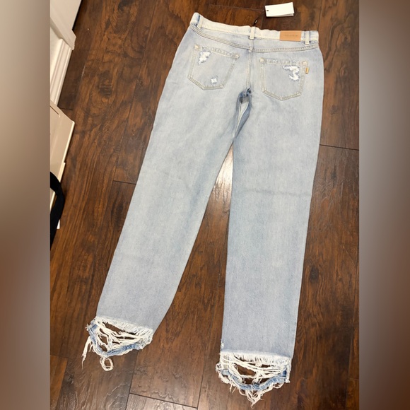 Retrofete Light Blue Distressed Boyfriend Jeans - Picture 3 of 5